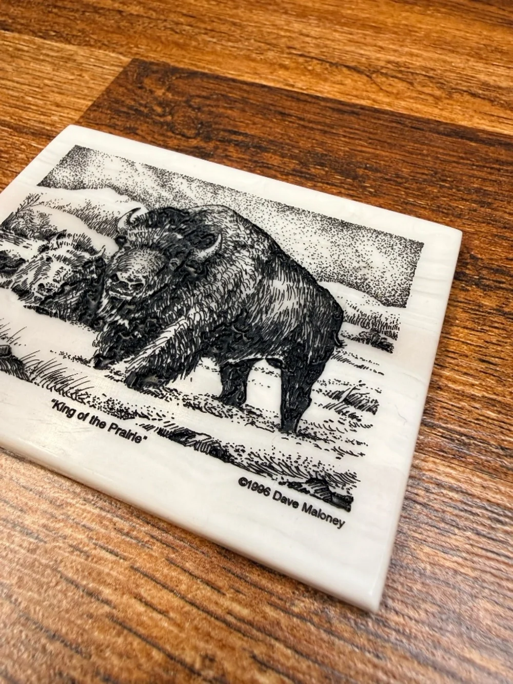MONTANA MARBLE, INC. 1996 Dave Maloney “King of the Prairie” Tile